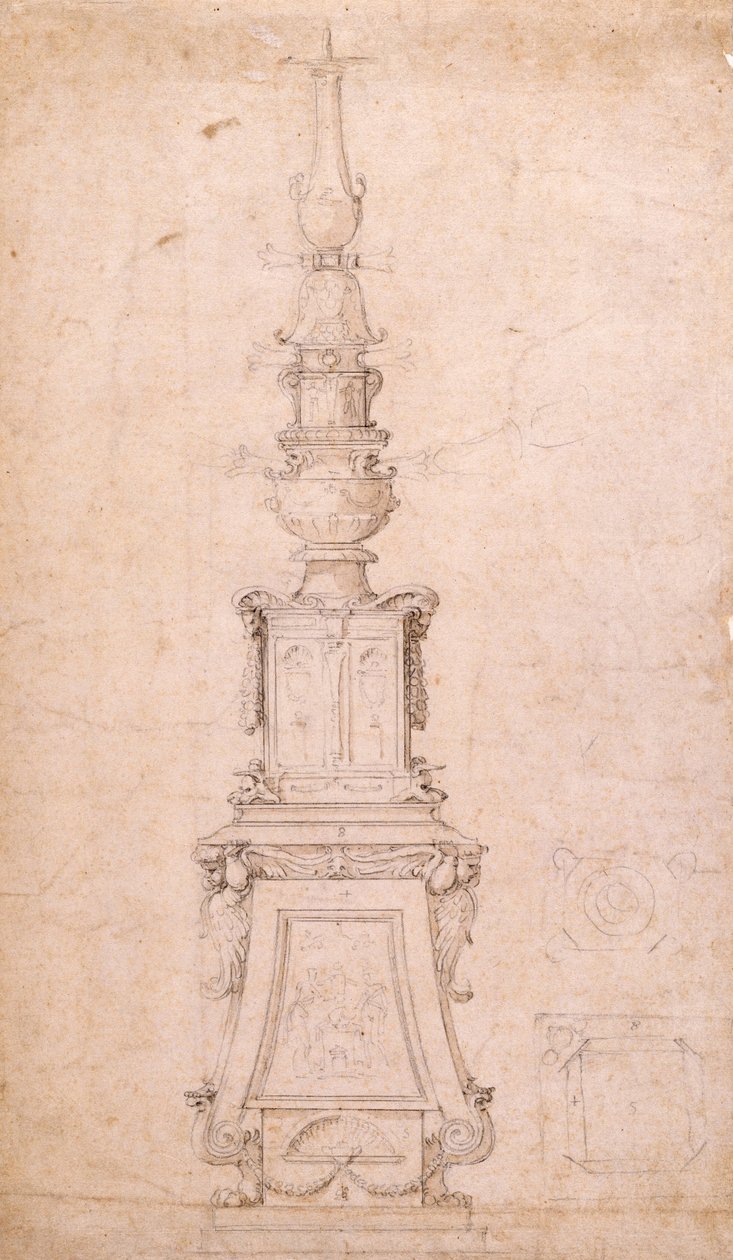 Design pro Svícen od Michelangelo Buonarroti