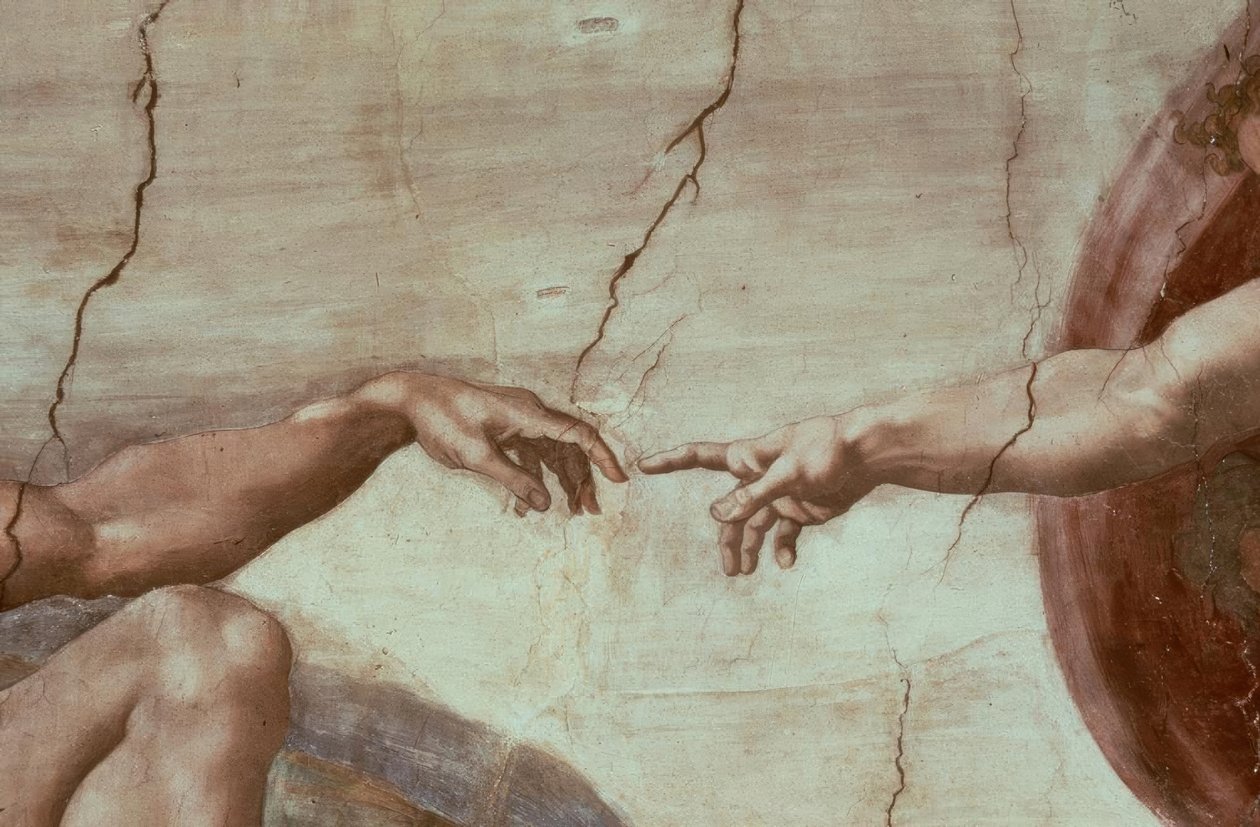 Stvoření Adama od Michelangelo Buonarroti
