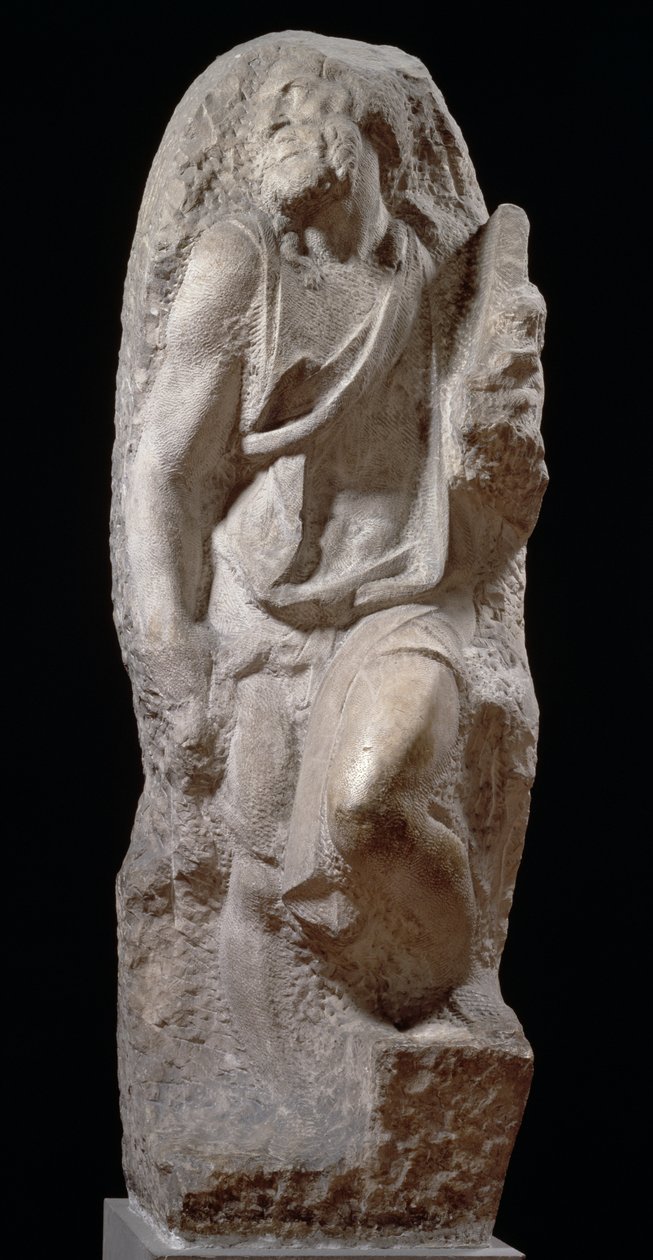 Sv. Matouš, 1506 (mramor) od Michelangelo Buonarroti