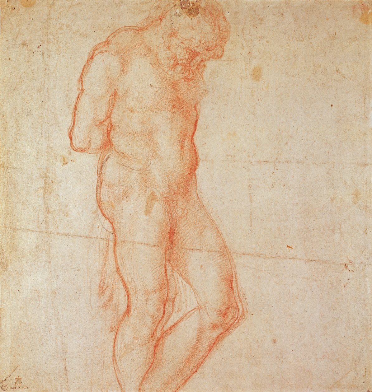 Studie aktu od Michelangelo Buonarroti