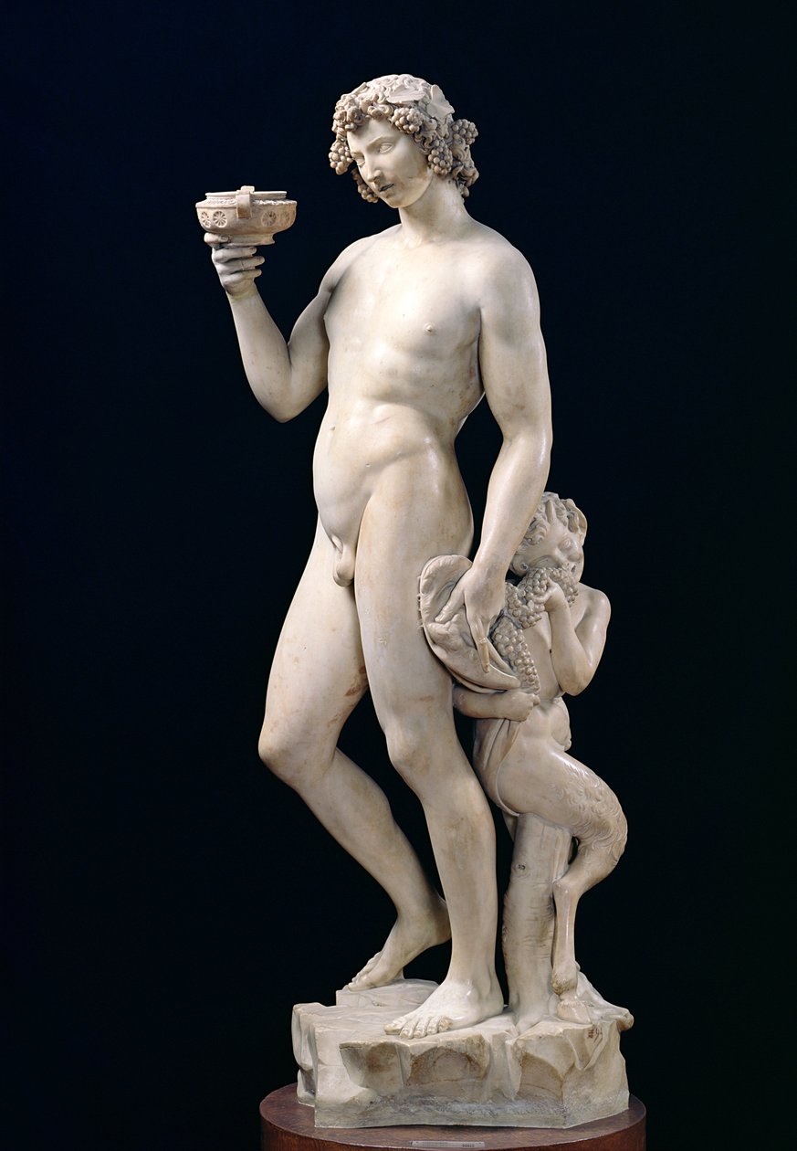 The Drunkenness of Bacchus, 1496-97 (mramor) od Michelangelo Buonarroti
