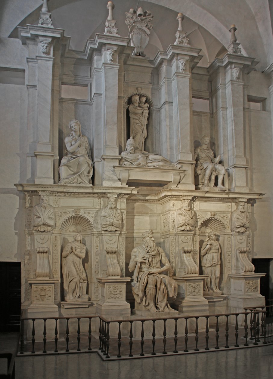 Hrobka Julia II., 1515 (mramor) od Michelangelo Buonarroti