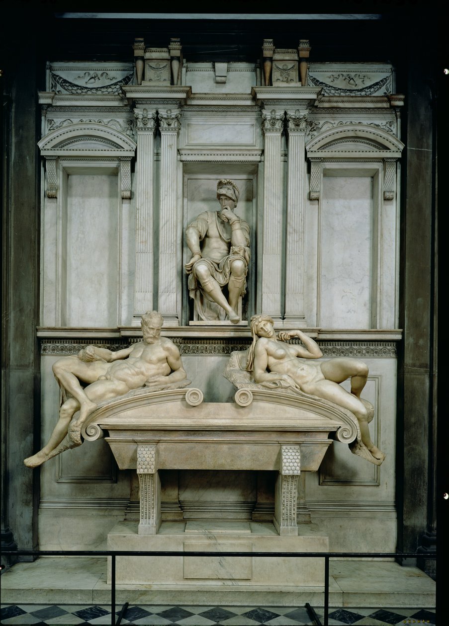Hrobka Lorenza de Medici (1449-92) 1520-34 (mramor) od Michelangelo Buonarroti