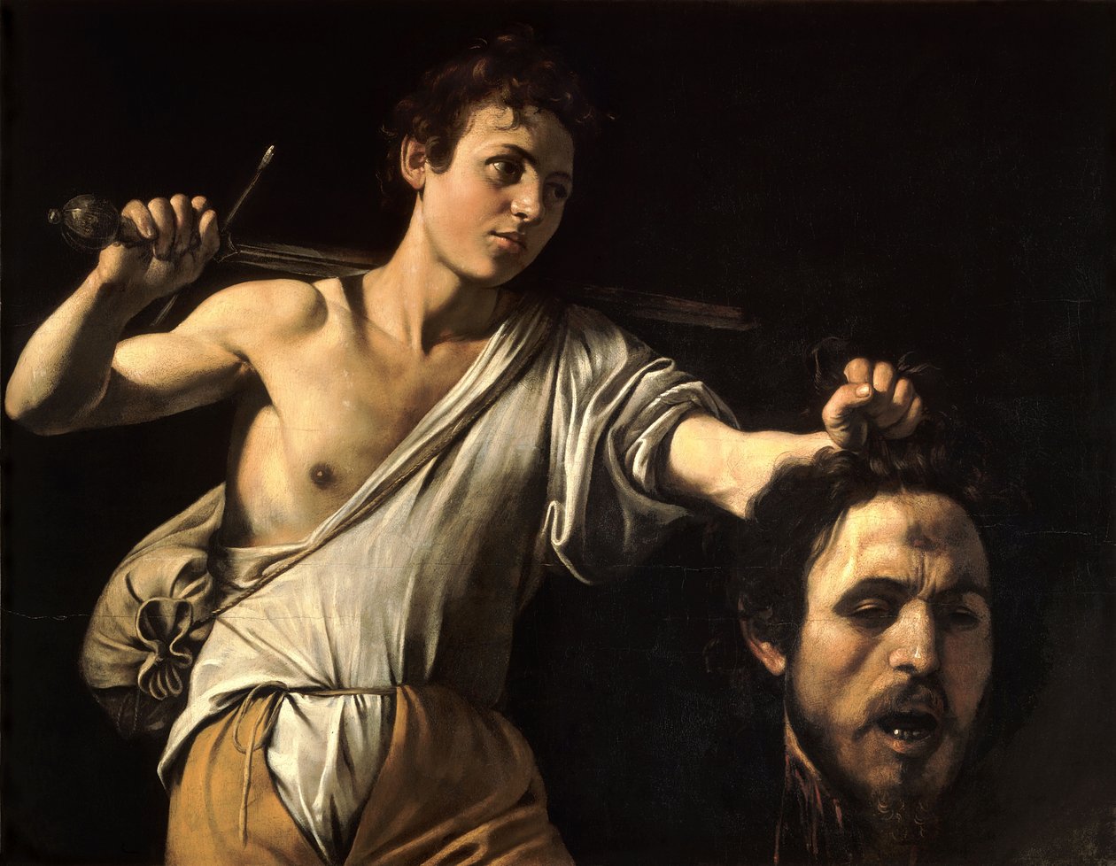 David s hlavou Goliáše od Michelangelo Merisi Caravaggio