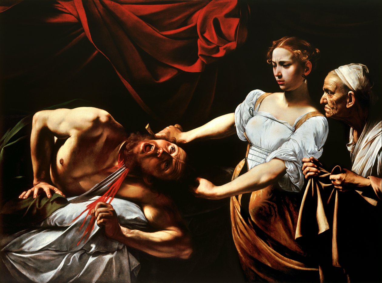 Judith sťala hlavu Holofernesovi od Michelangelo Merisi Caravaggio