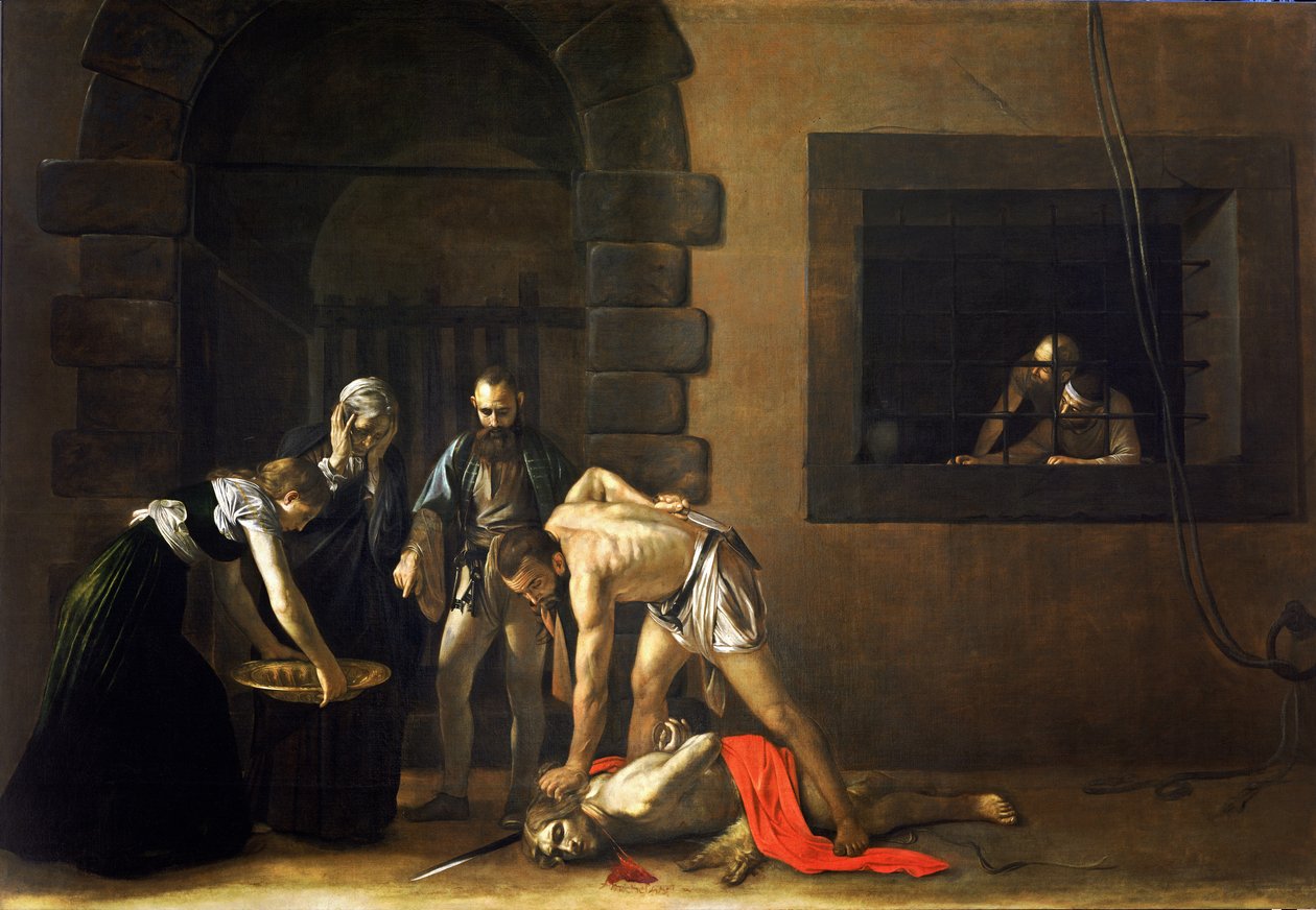 Stětí svatého Jana Křtitele od Michelangelo Merisi Caravaggio