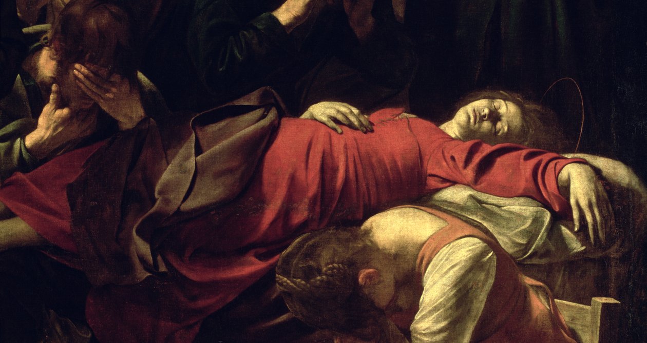 Smrt Panny, 1605-06 (detail 3678) od Michelangelo Merisi Caravaggio
