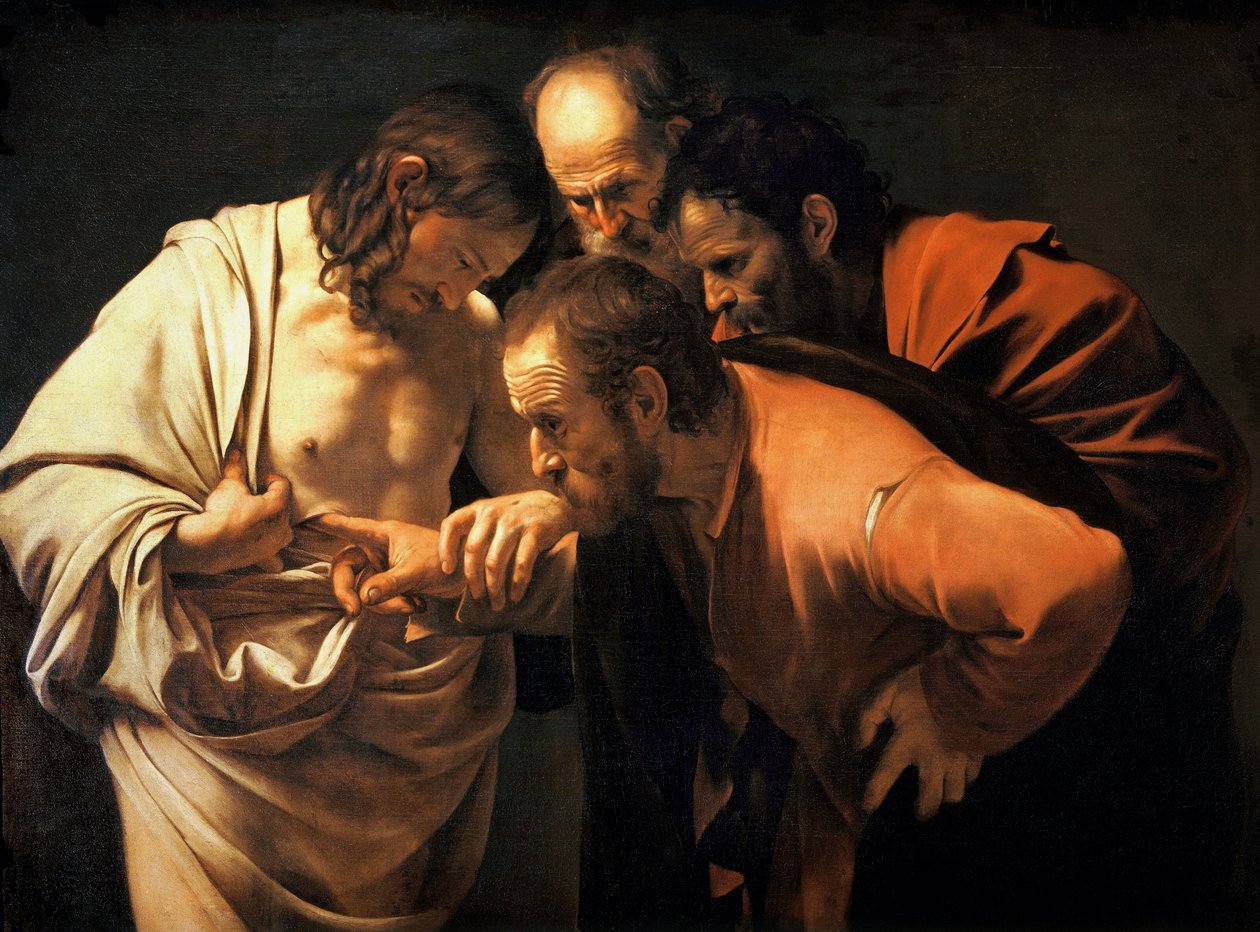 Neuvěřitelnost svatého Tomáše, 1602-03 od Michelangelo Merisi Caravaggio