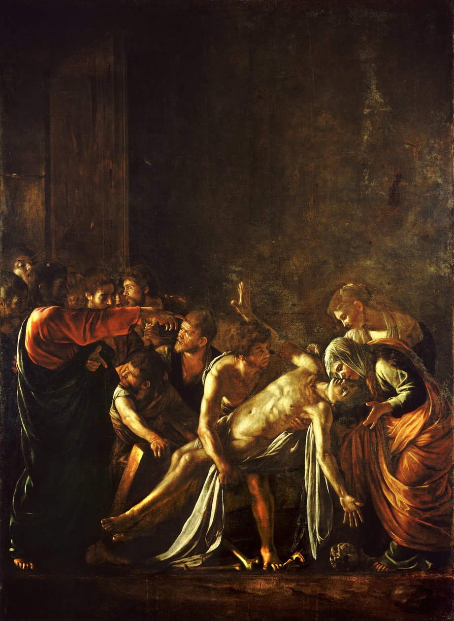 Vzkříšení Lazara od Michelangelo Merisi Caravaggio