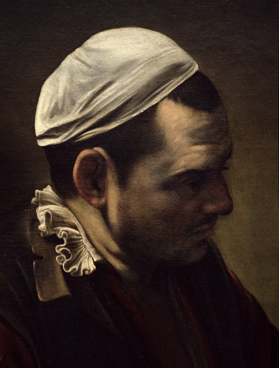 Večeře v Emauzích, 1601 (olej a tempera na plátně) (detail 928) od Michelangelo Merisi Caravaggio