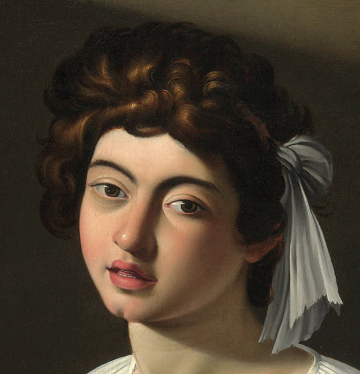 The Lute Player, c.1595, detail od Michelangelo Merisi Caravaggio