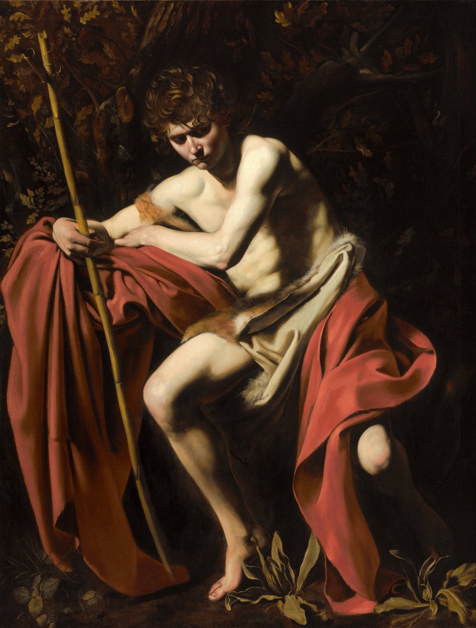 Svatý Jan Křtitel v divočině od Michelangelo Merisi Caravaggio