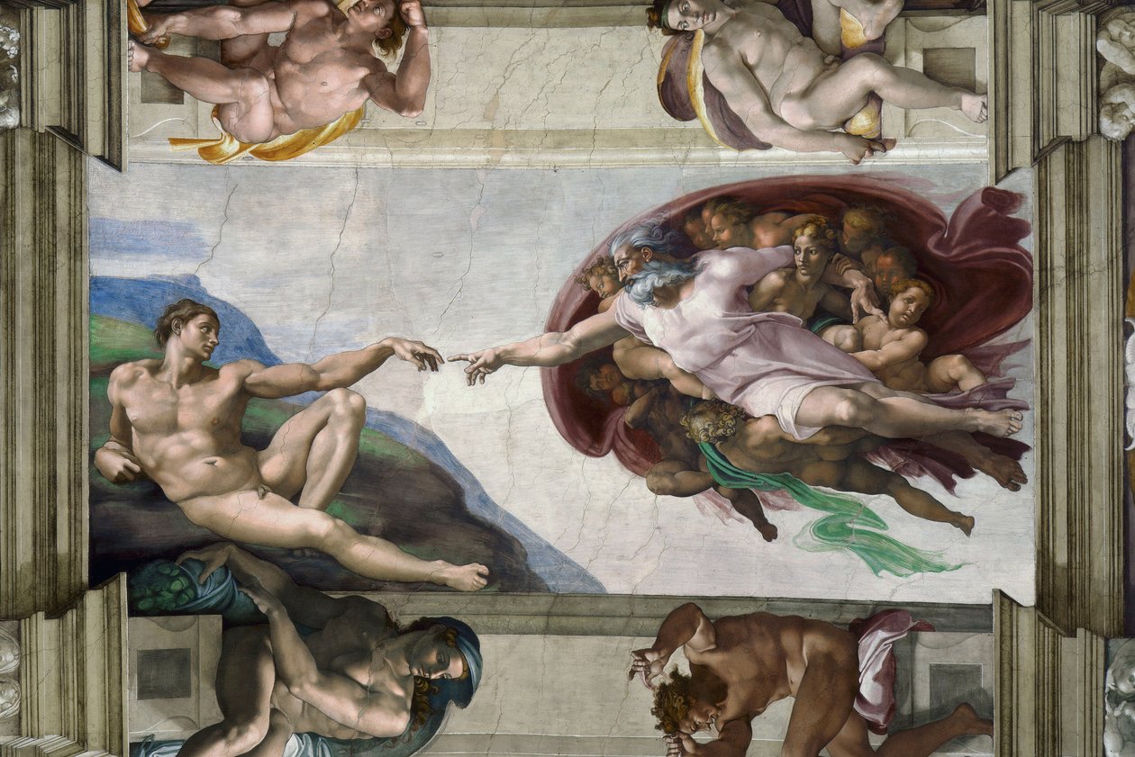 Stvoření Adama od Michelangelo