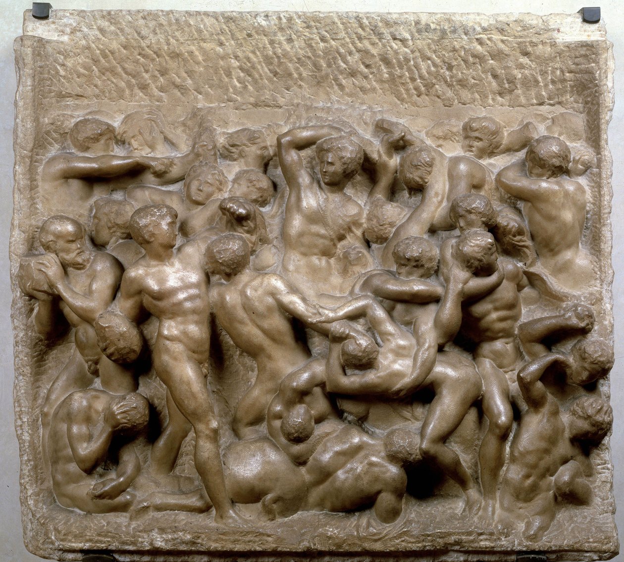 Bitva kentaurů od Michelangelo Buonarroti