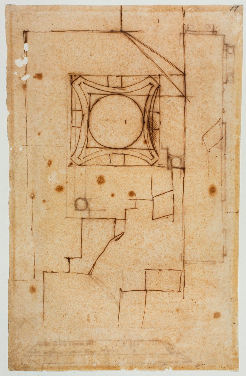 Horizontální část kapitálu od Michelangelo Buonarroti