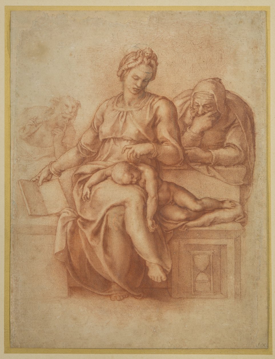 Panna Maria Tichá, kolem roku 1538 od Michelangelo Buonarroti