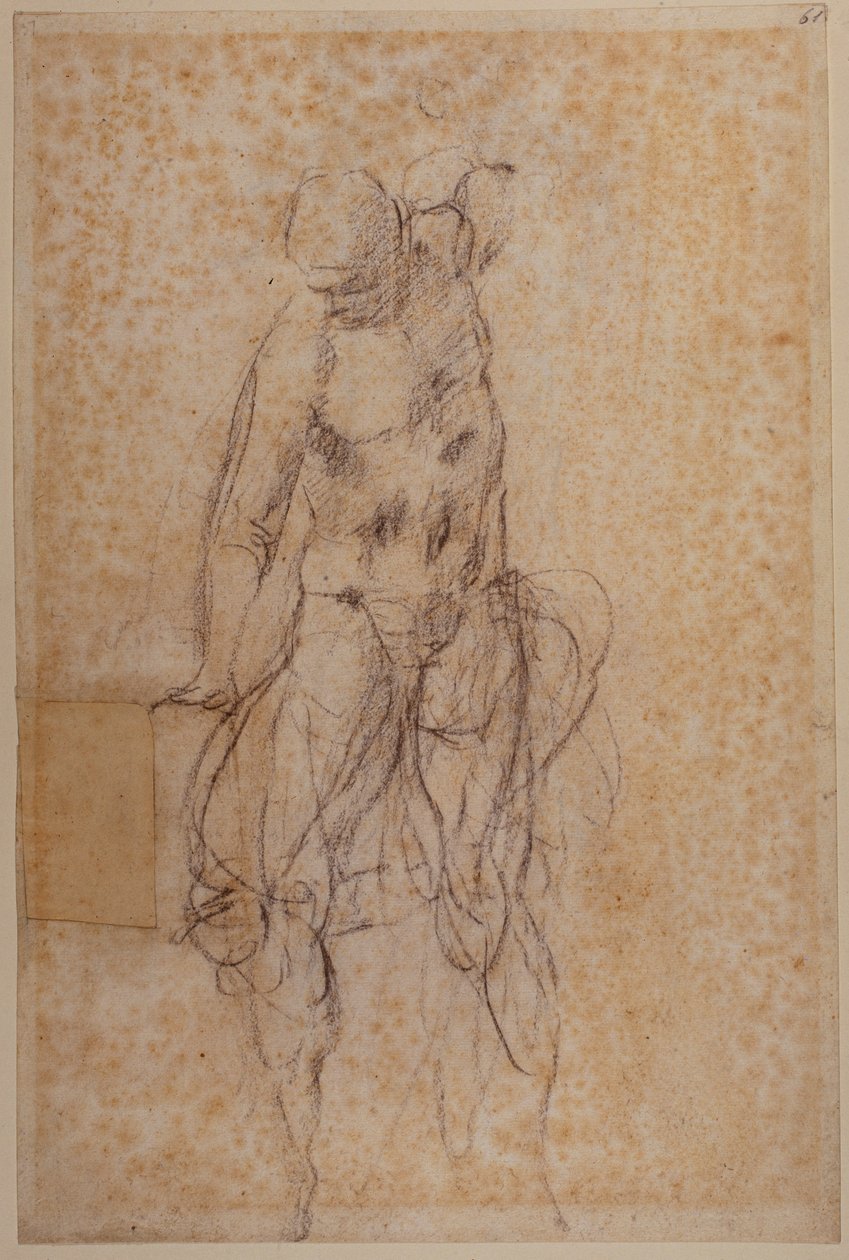 Studium pro vzkříšeného Krista od Michelangelo Buonarroti