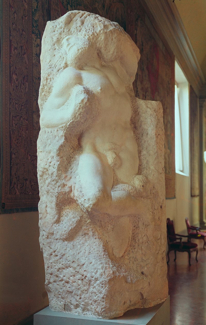 The Awakening Slave, 1519-20 od Michelangelo Buonarroti