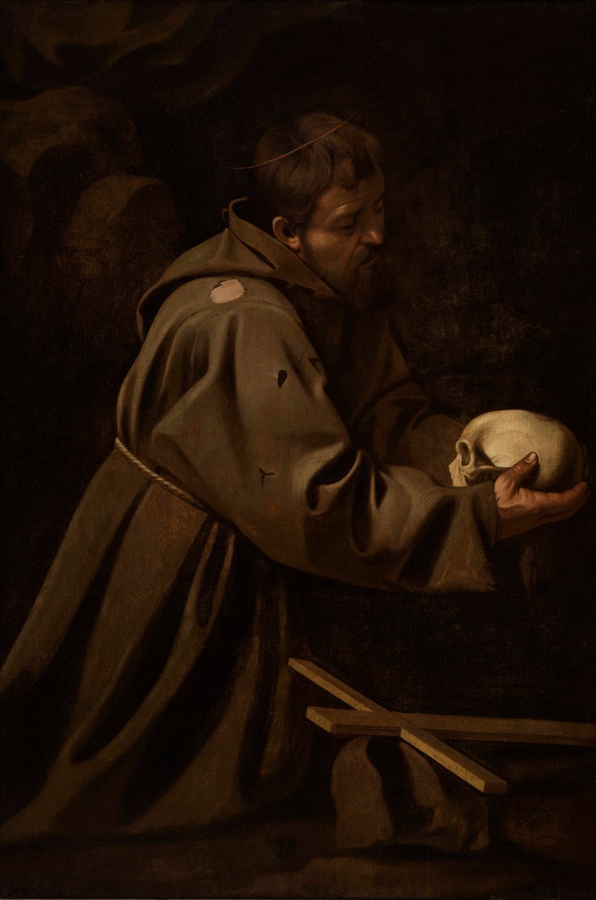 Svatý František v meditaci, cca 1606. od Michelangelo Caravaggio