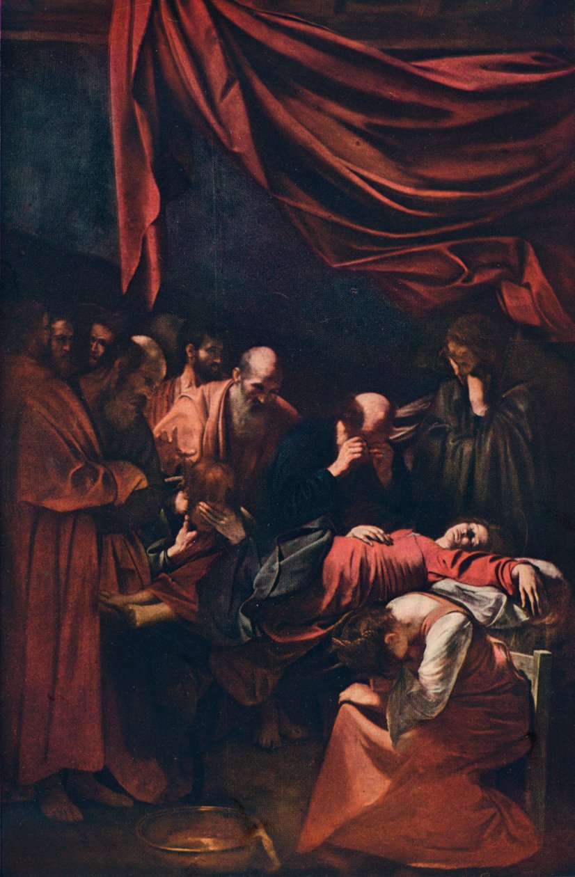Smrt Panny, c1606 od Michelangelo Merisi Caravaggio