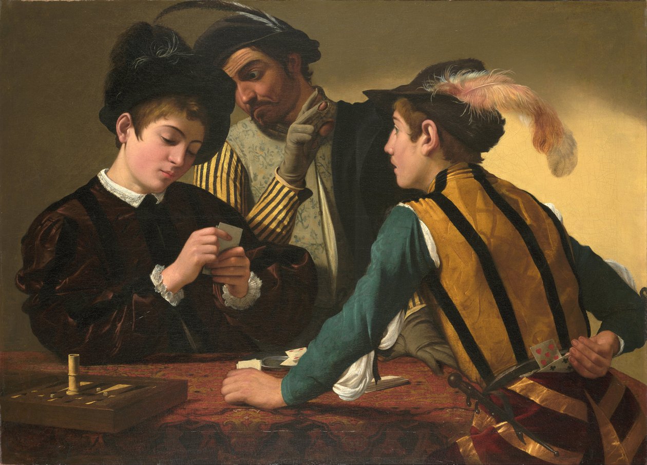 Cardsharpové od Michelangelo Merisi Caravaggio