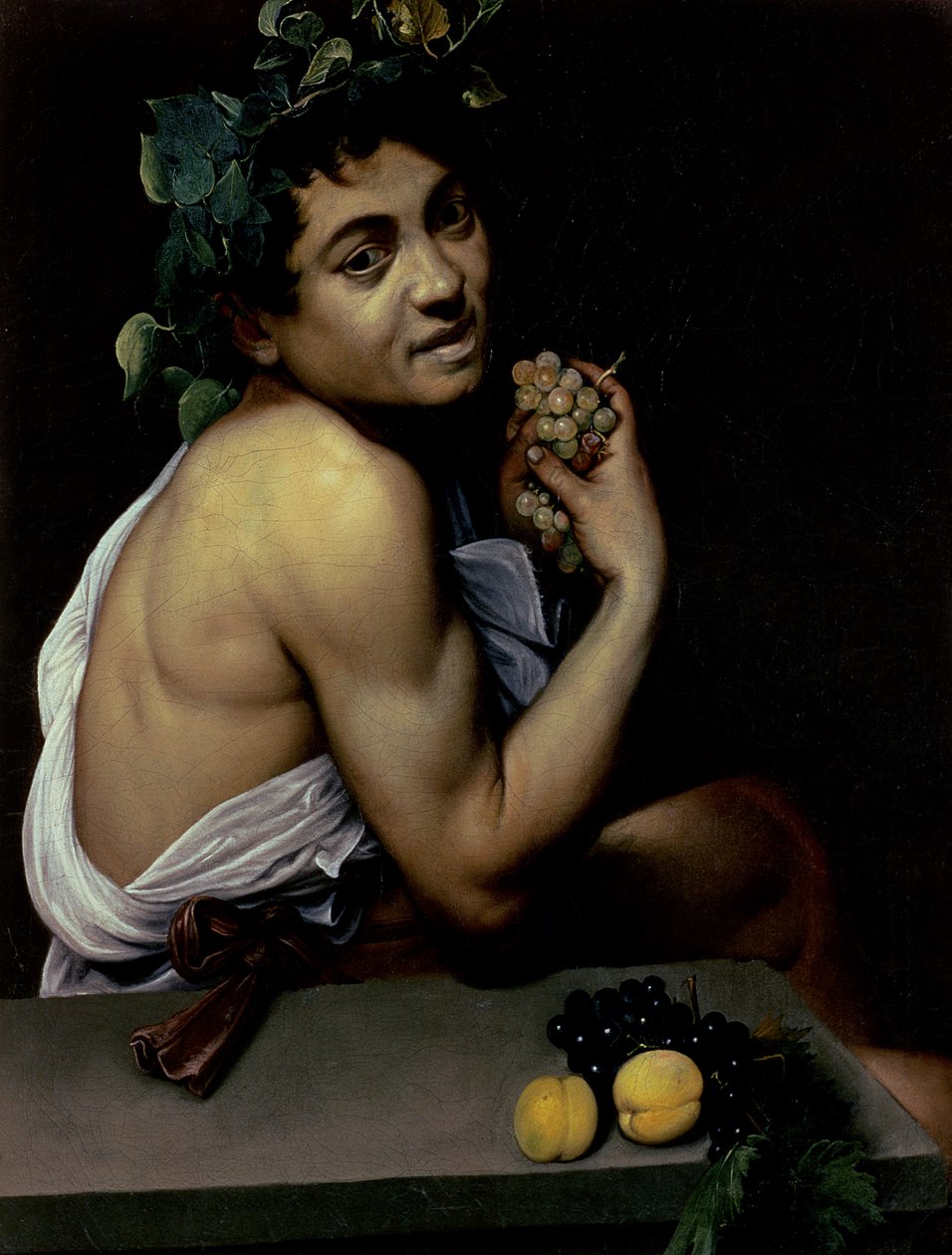 Nemocný Bakchus od Michelangelo Merisi da Caravaggio