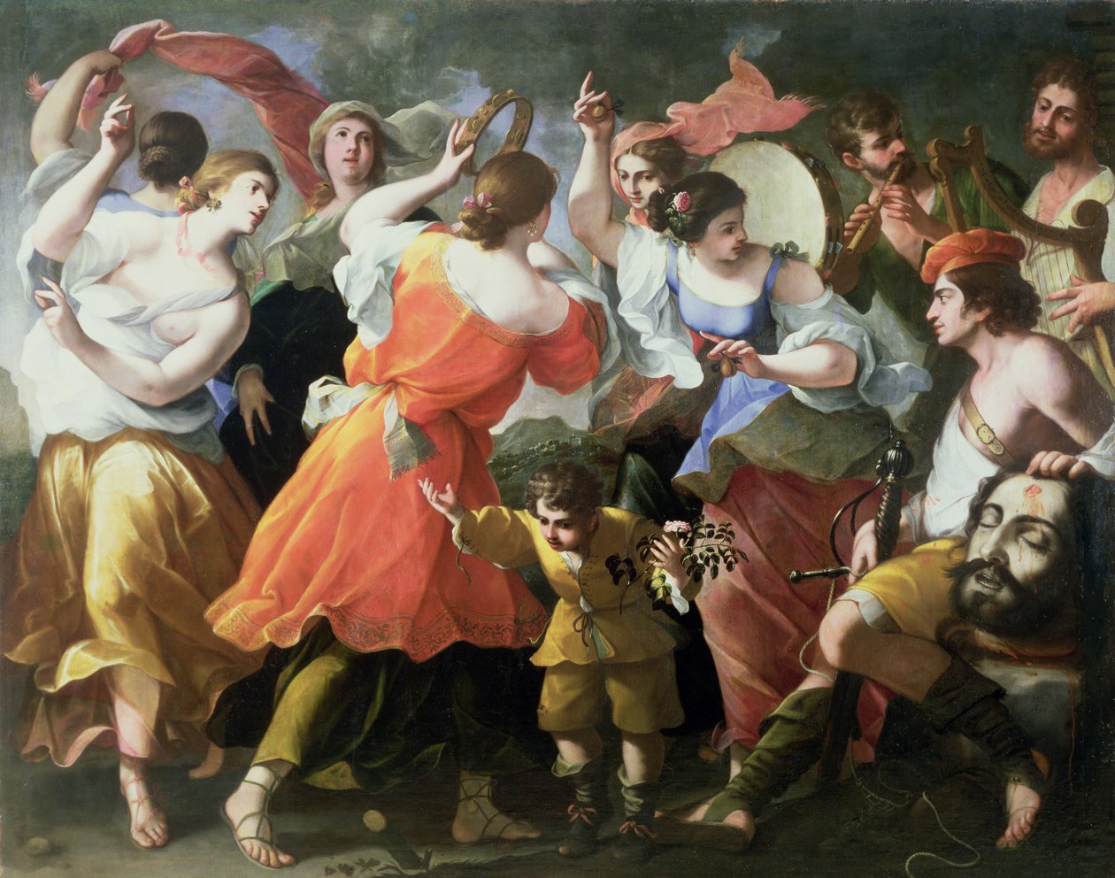 Davidův triumf od Michele (monogram M.R. von) Ragoglia