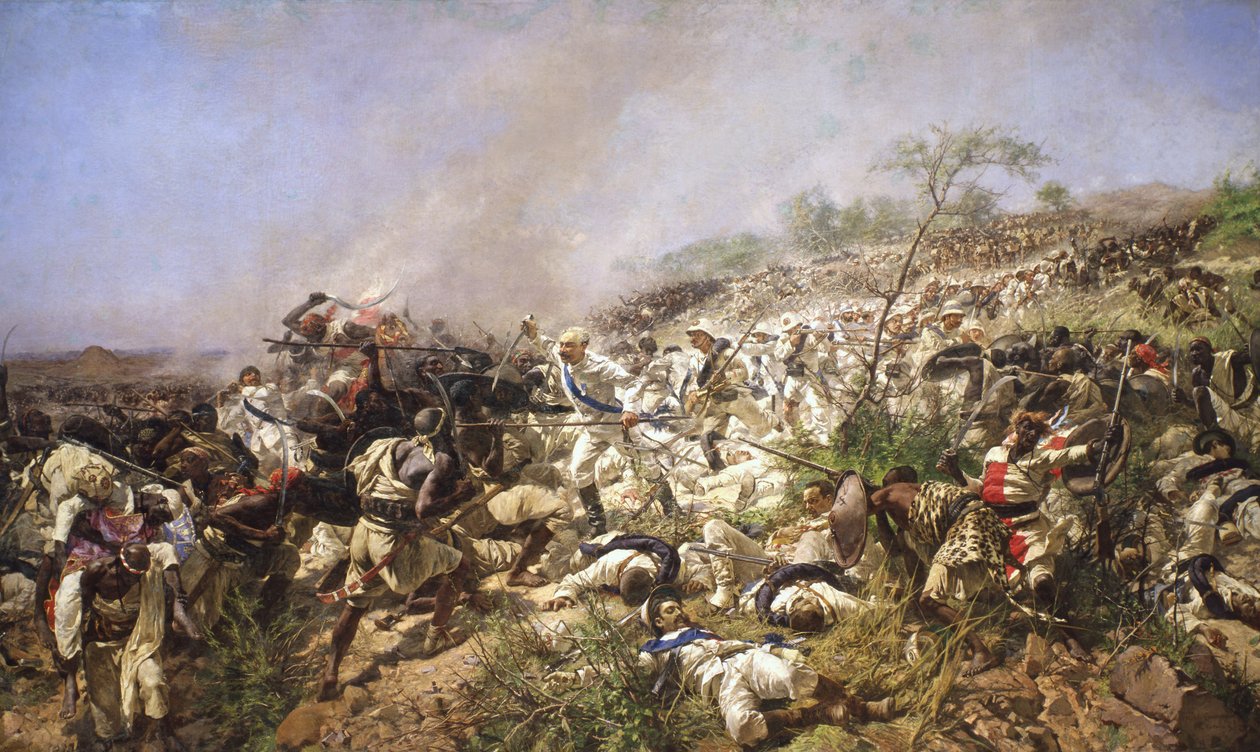 Bitva u Dogali, 1896 od Michele Cammarano