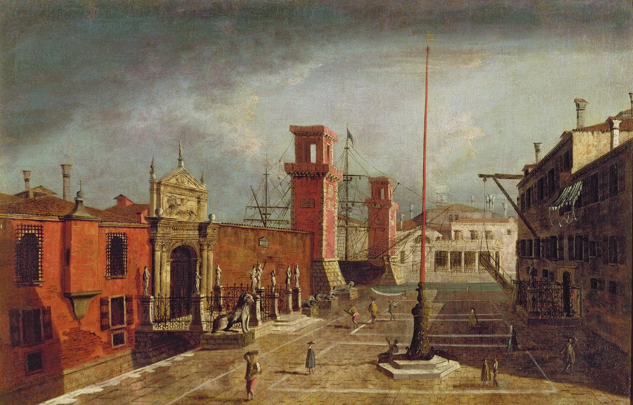 Arsenale, Benátky od Michele Marieschi