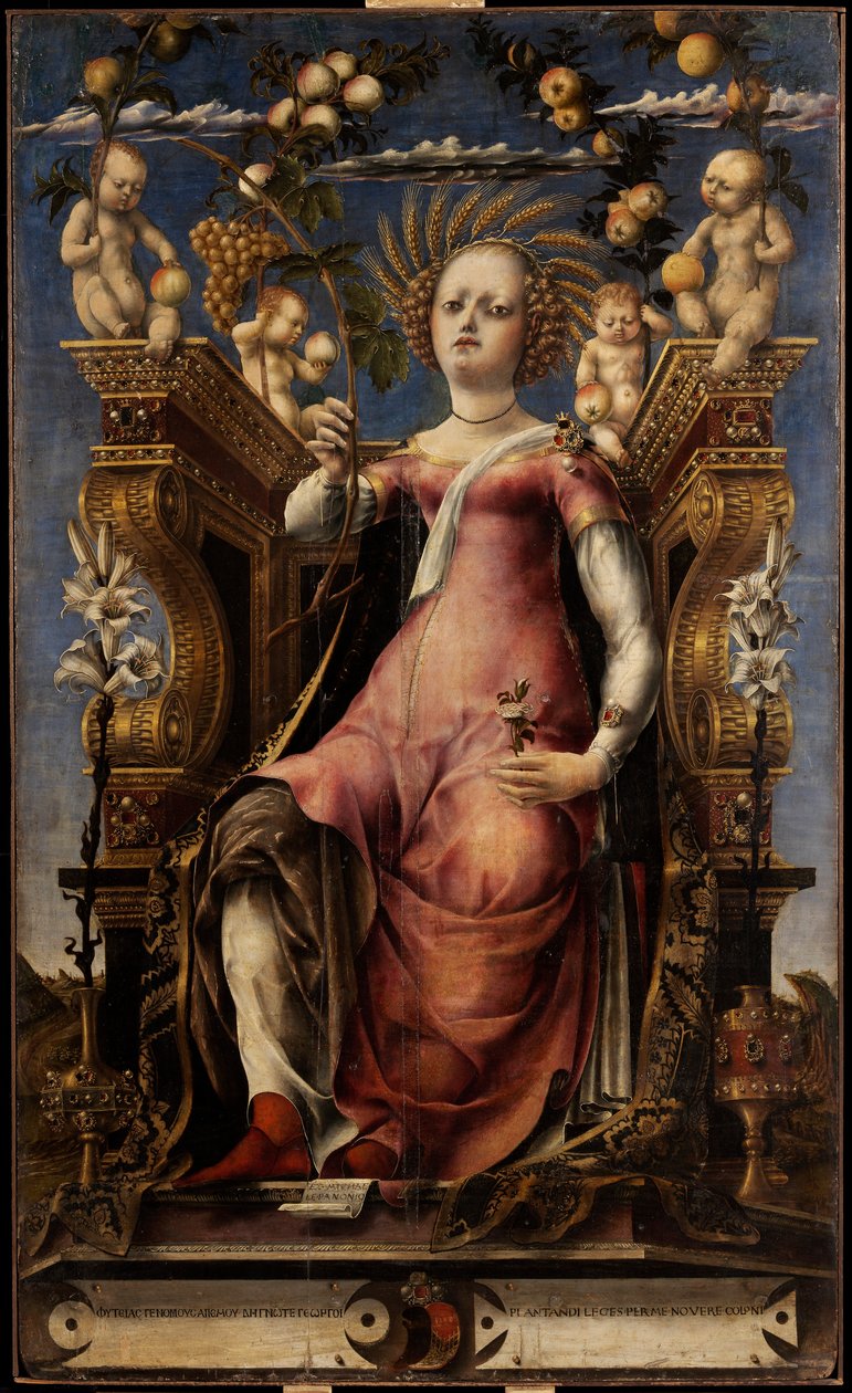 Muse Thalia, asi 1457. od Michele Pannonio
