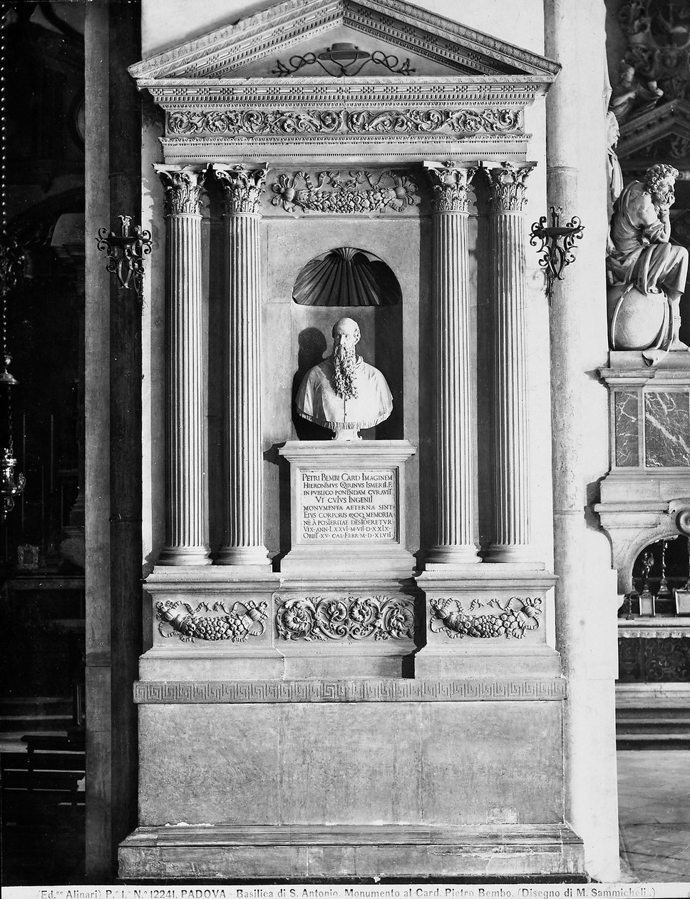 Pohřební pomník Pietro Bembo od Michele Sanmicheli