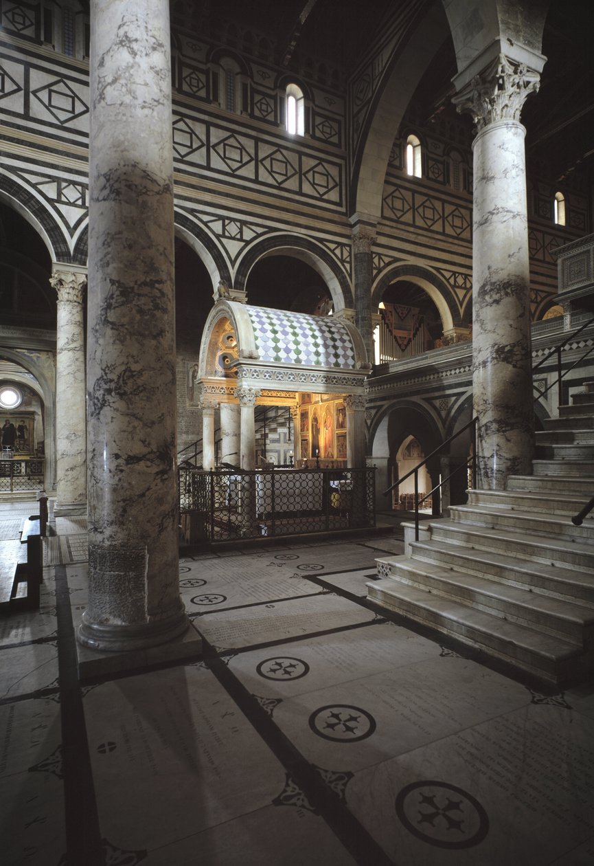 Kaple krucifixu (ciborium) od Michelozzo di Bartolommeo