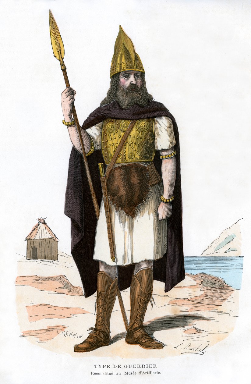 Válečník, možná galský nebo Frank, 1882-1884. od Michelz