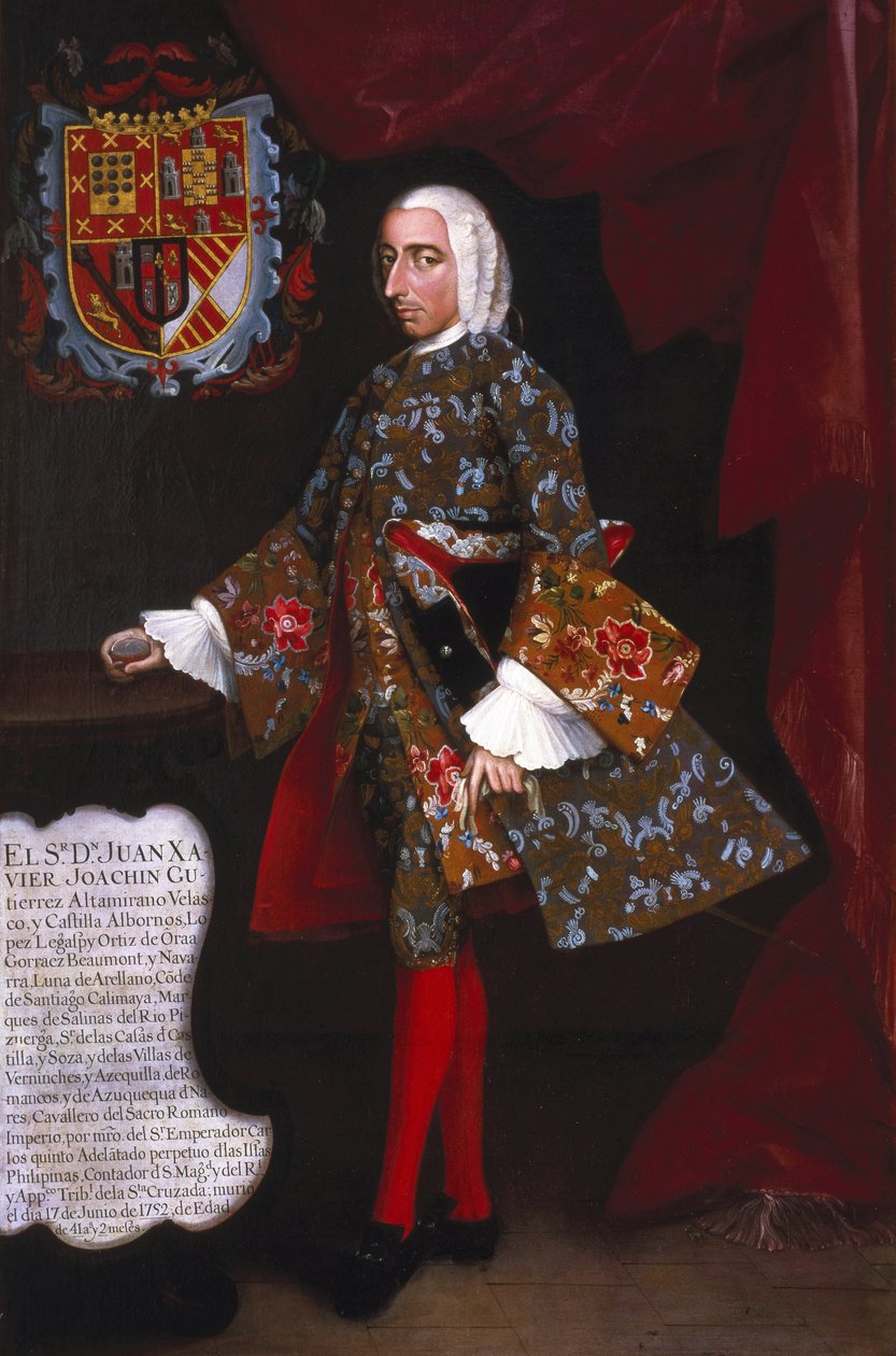 Pan Juan Xavier Joachín Gutiérrez Altamirano Velasco od Miguel Cabrera