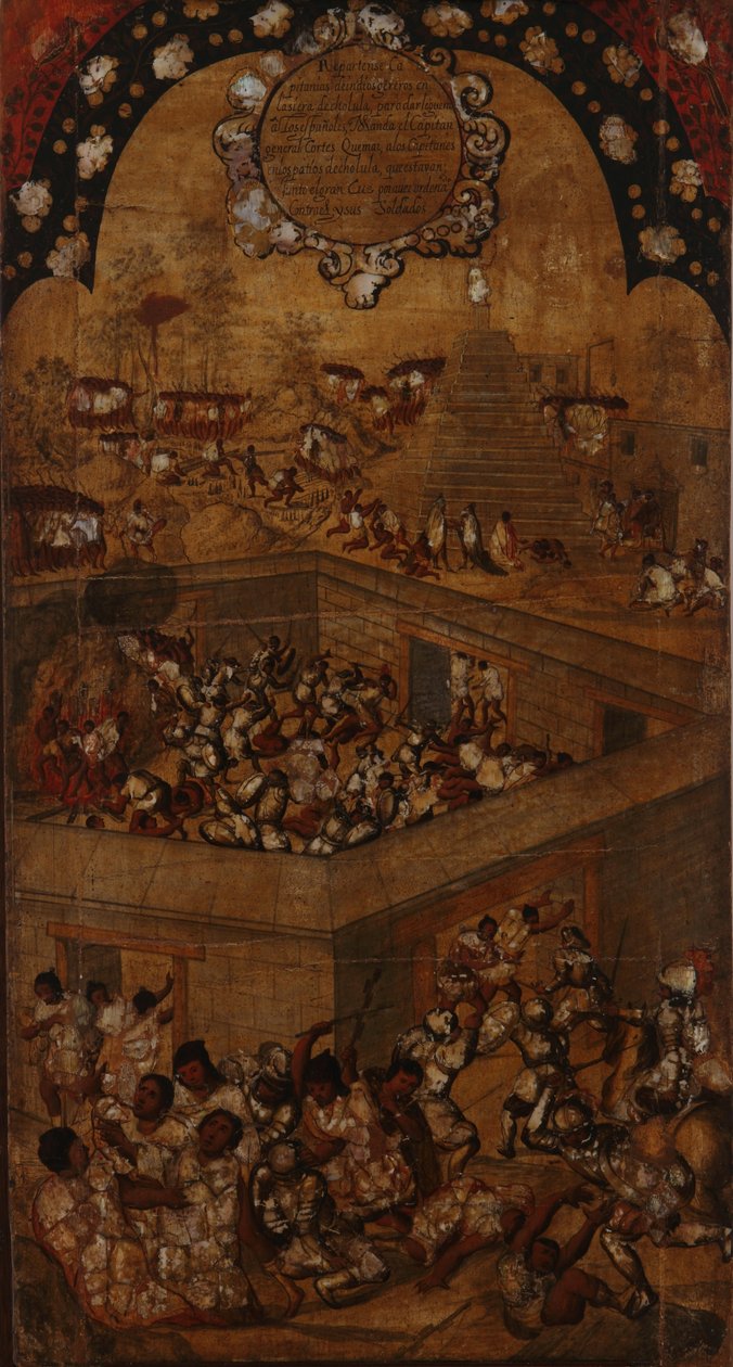 Dobytí Mexika. Tabulka VII od Miguel Gonzales