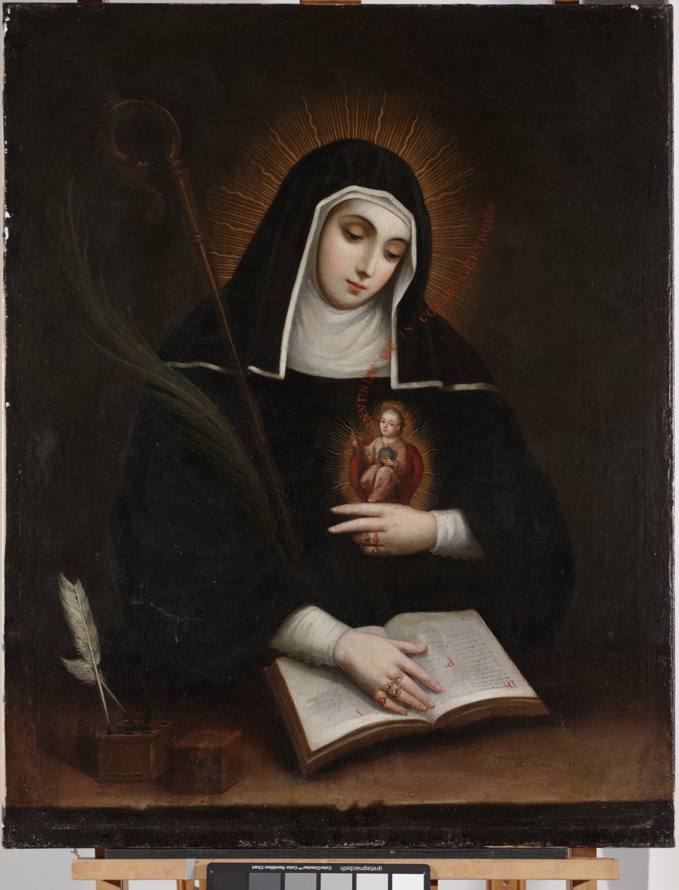 Svatá Gertruda (Santa Gertrudis) od Miguel Cabrera