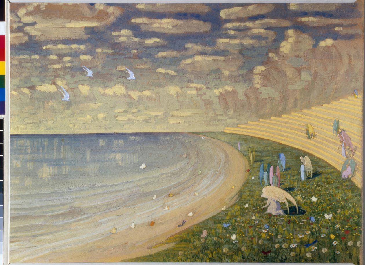Andělé (Ráj) od Mikalojus Ciurlionis