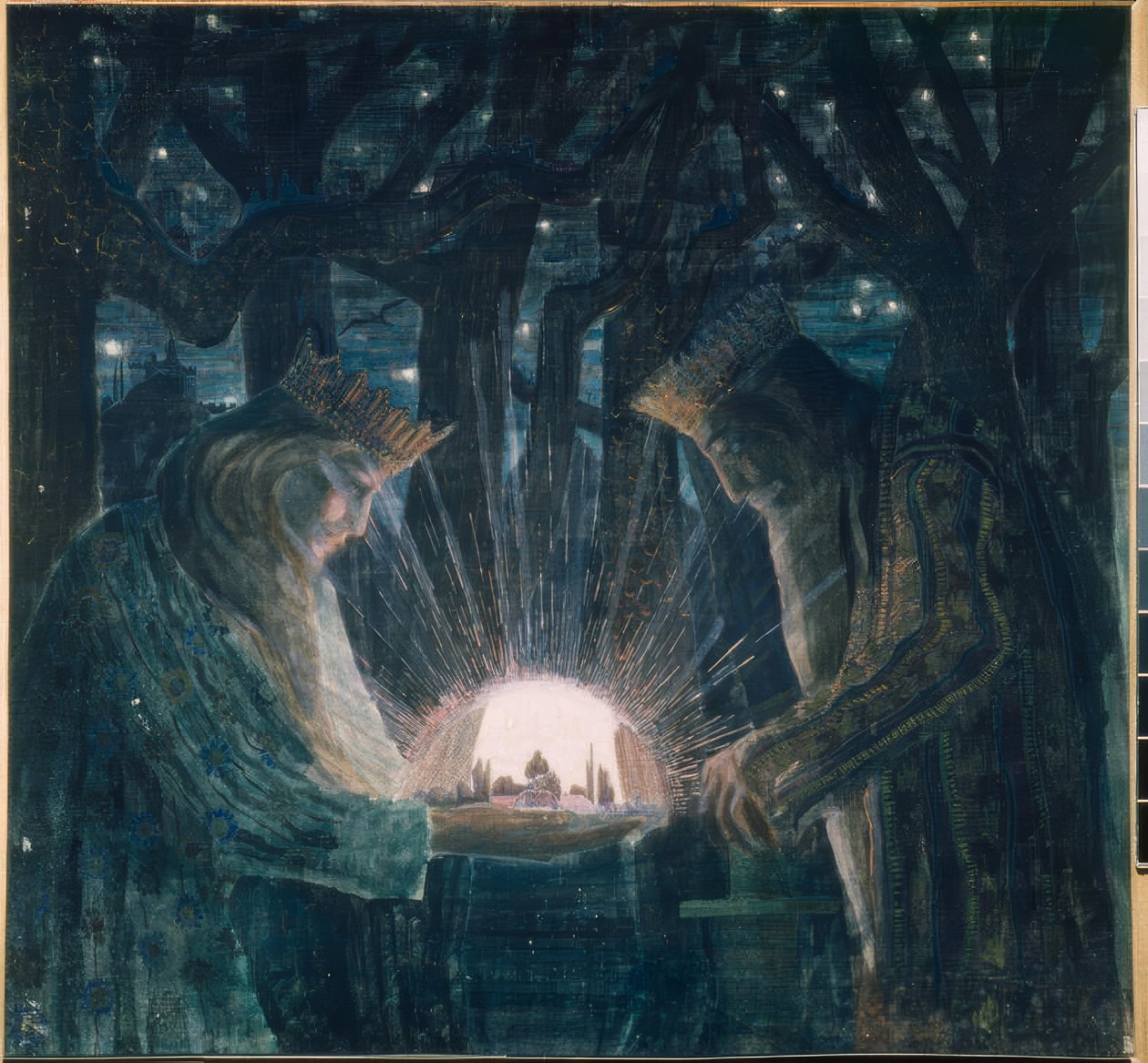 Pohádka (Pohádka o králích) od Mikalojus Ciurlionis
