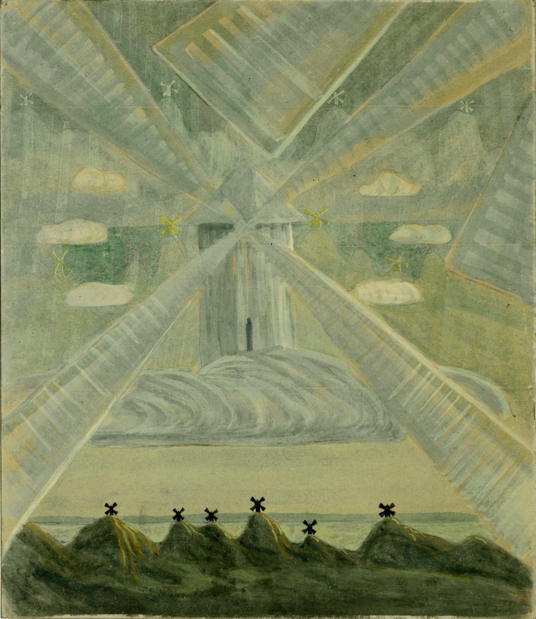 Andante Sonata II, 1907. od Mikalojus Konstantinas Čiurlionis