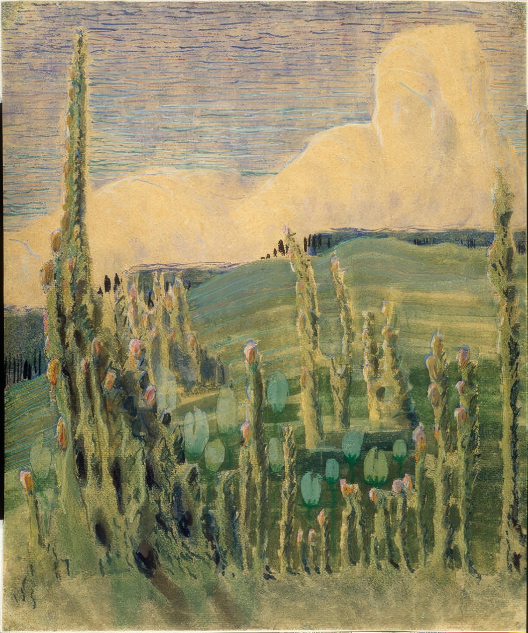 Léto (III) od Mikalojus Konstantinas Čiurlionis
