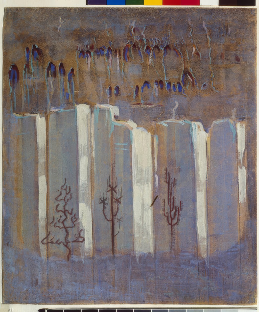 Zima (III) od Mikalojus Konstantinas Čiurlionis