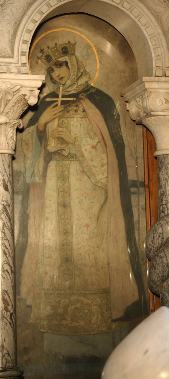 Svatá Olga, princezna z Kyjeva, 1885-1896 od Mikhail Vasilievich Nesterov