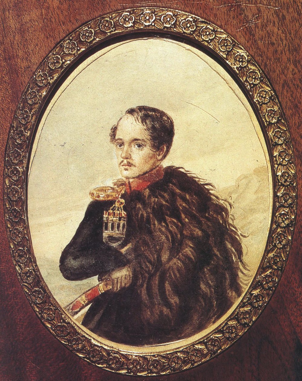 Autoportrét, 1837 od Mikhail Yuryevich Lermontov