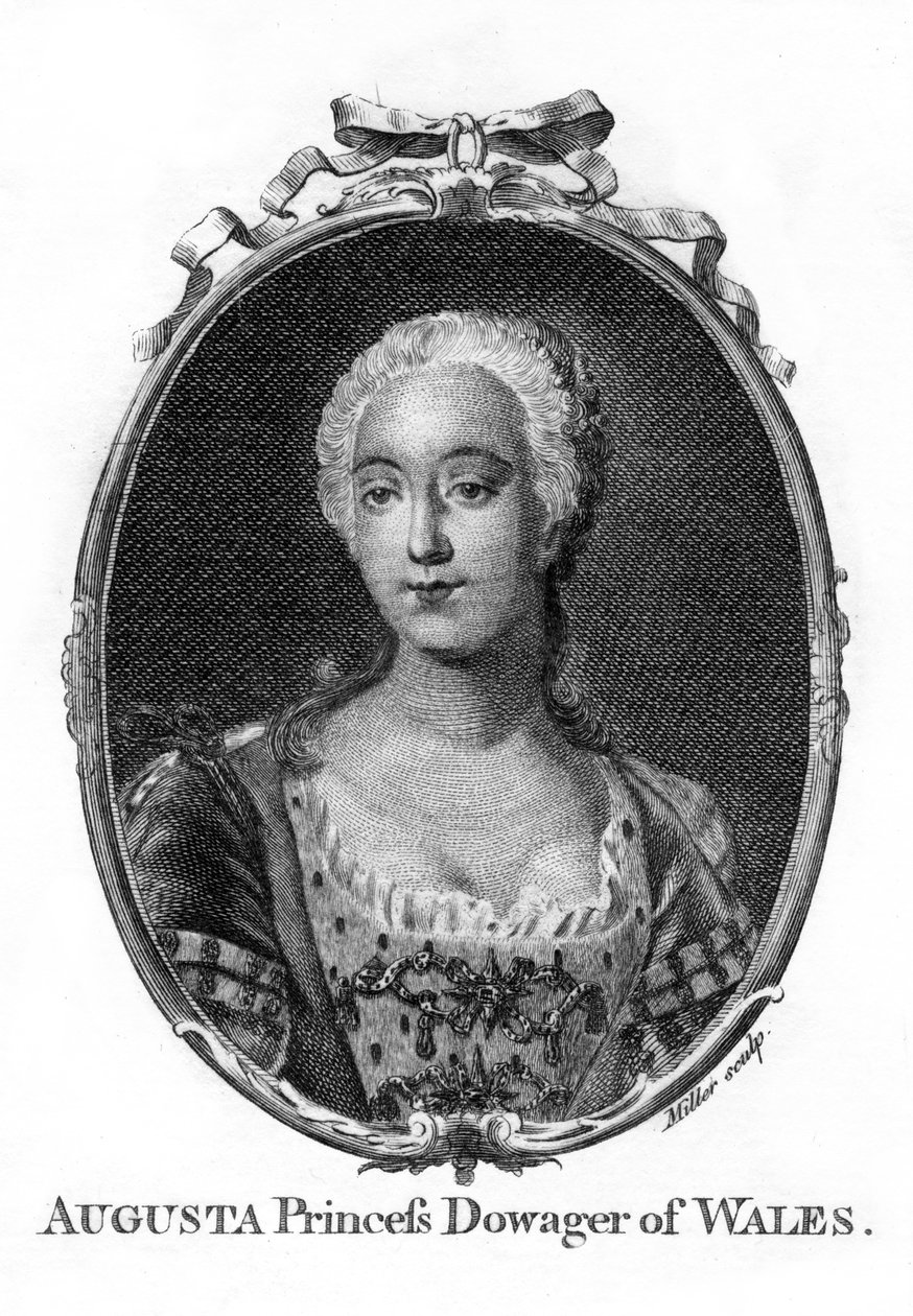 Augusta, princezna z Walesu, 1719-1772. od Miller