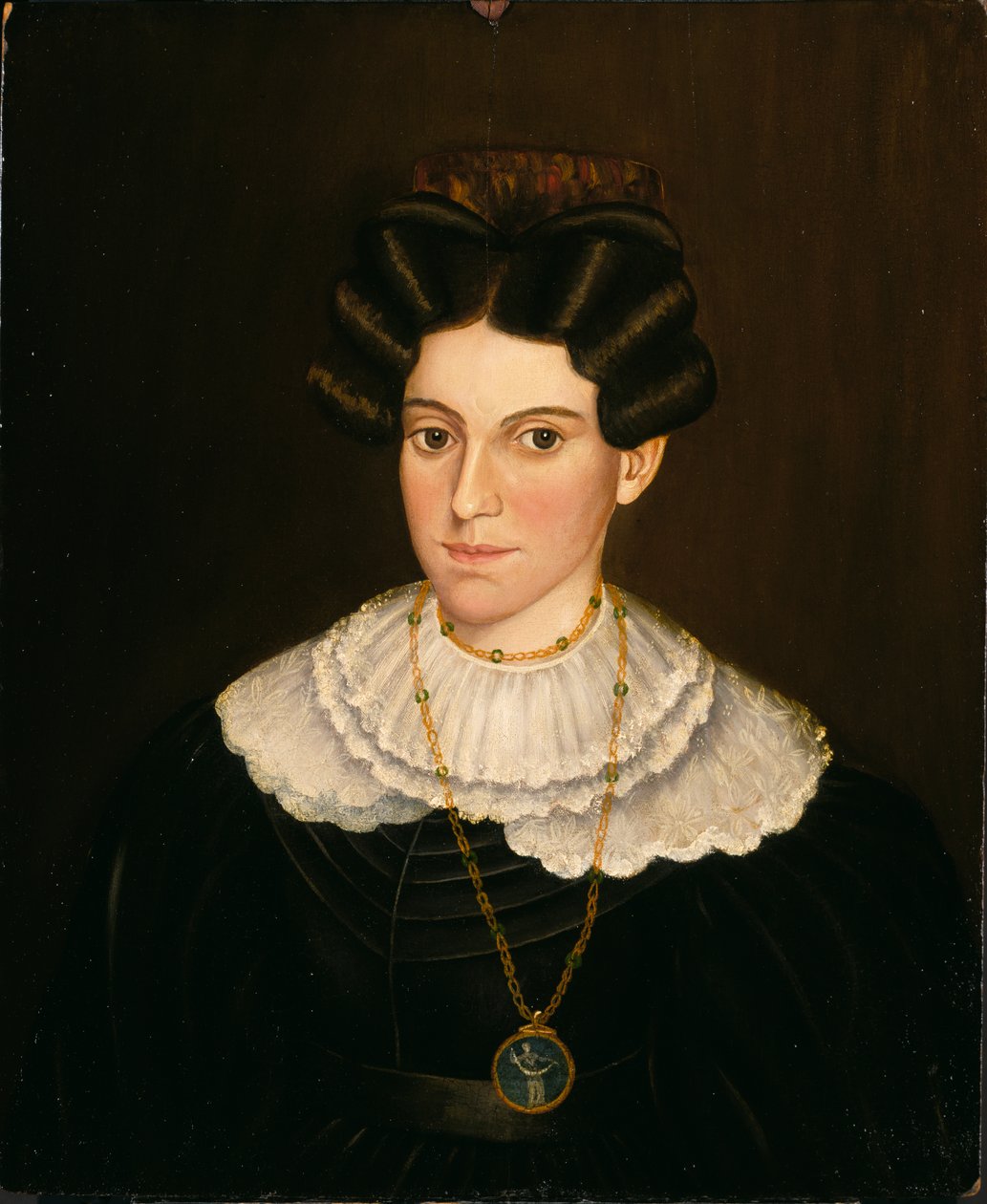 Žena v černých šatech, ca. 1835-1840. od Milton W. Hopkins