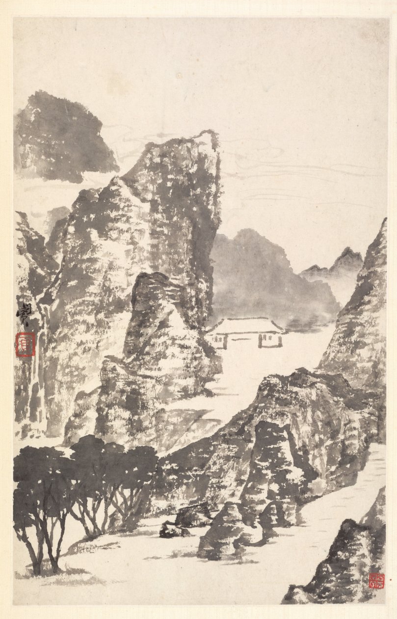Krajina po Mi Fu od Min Zhen