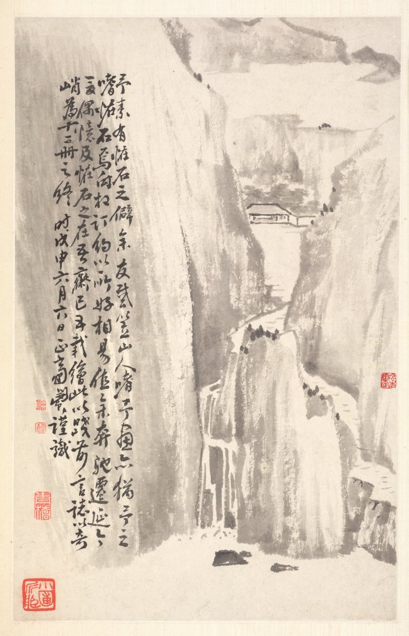 Sheer Cliffs, 1788. od Min Zhen