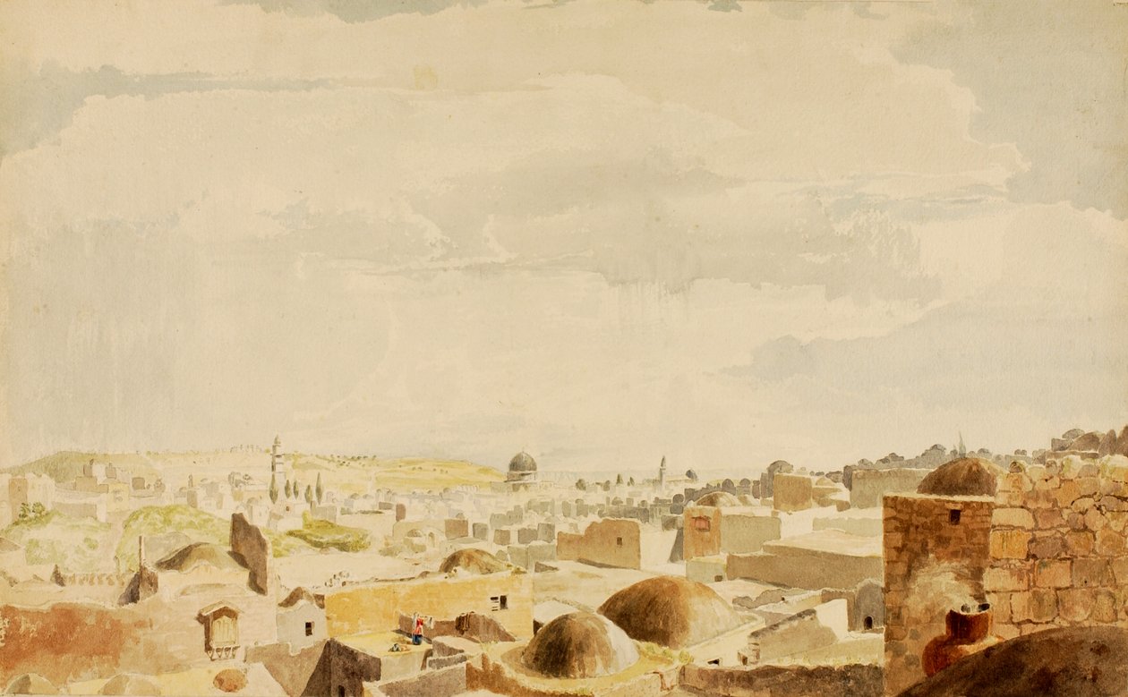 Jeruzalém, Izrael, 1844. od Miner Kilbourne Kellogg