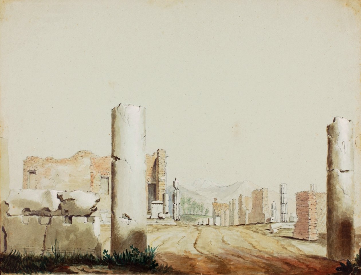 Pompeje, Itálie od Miner Kilbourne Kellogg
