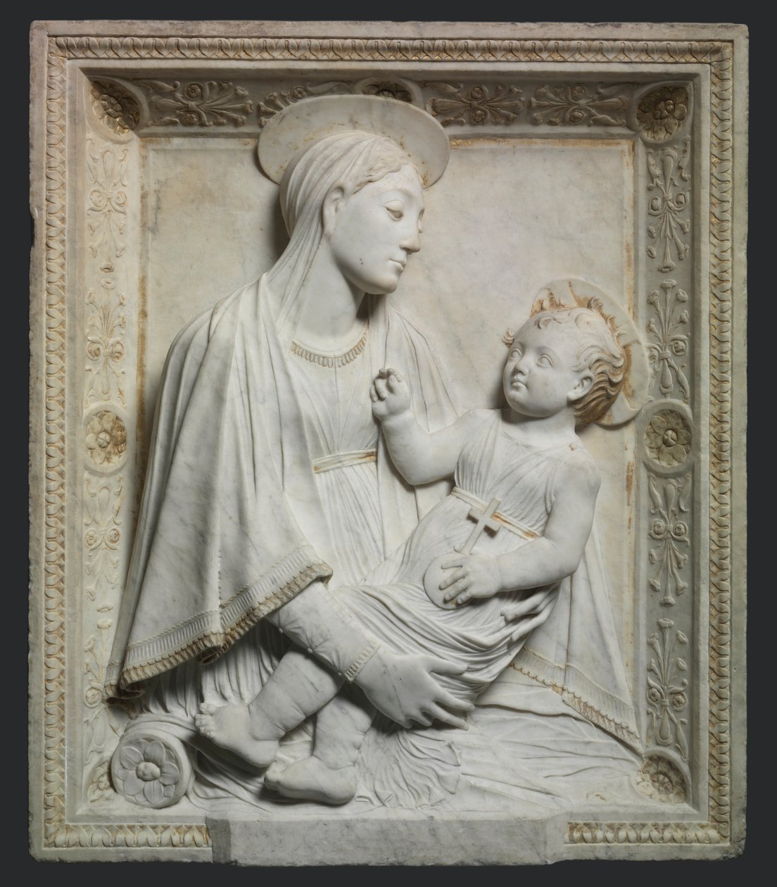 Madonna a dítě v roce 1461. od Mino da Fiesole